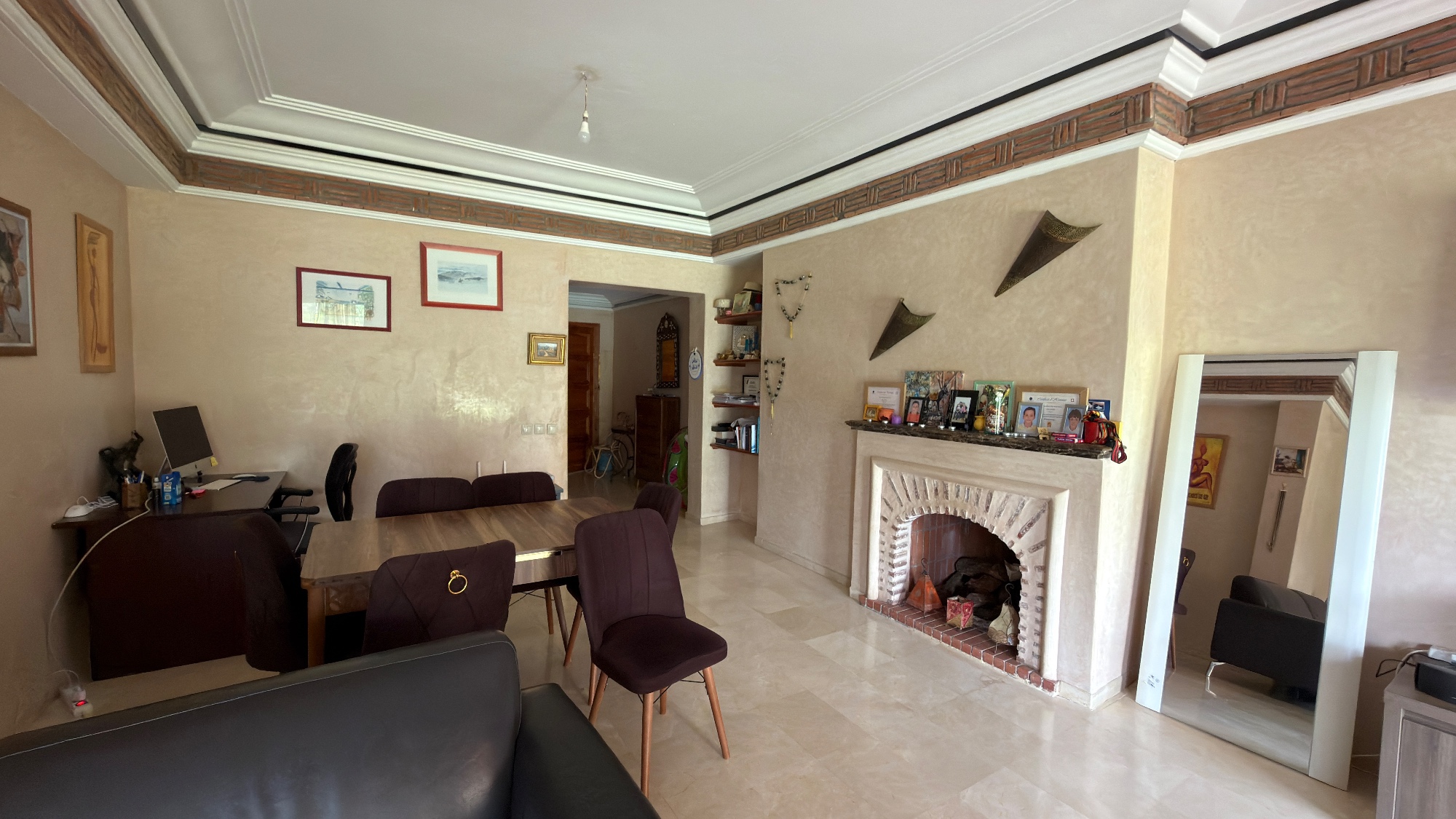Appartement rez-de-jardin à louer | 2 chambres et un grand salon — photo 3